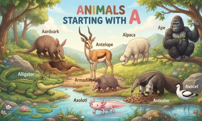 Animals Starting with A
